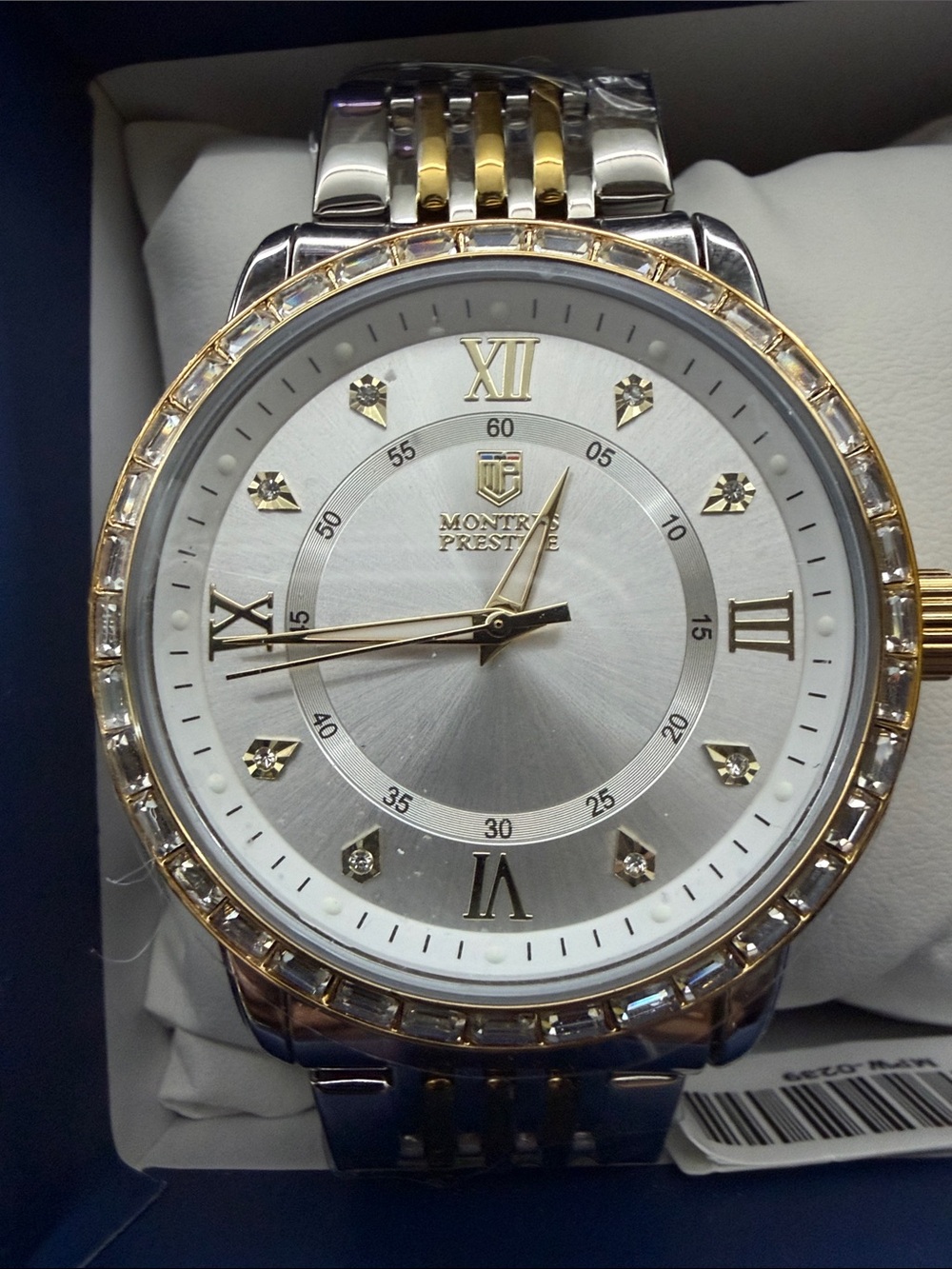 Montre Prestige Two-Tone Silver and Gold Men's Watch